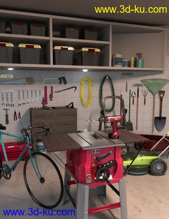 3D打印模型FG Garage的图片