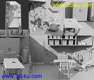 3D打印模型FG Garage的图片