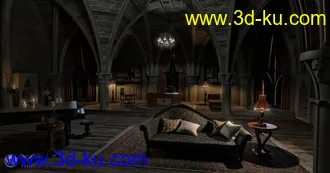3D打印模型FG Gothic Hall的图片