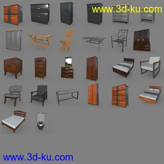3D打印模型FG Modern Furniture的图片