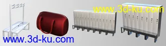 3D打印模型FG Modern Lockers的图片