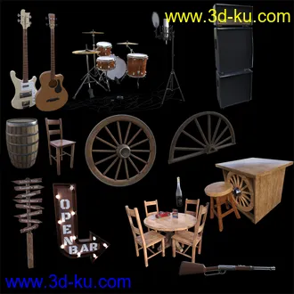 3D打印模型FG Western Bar的图片