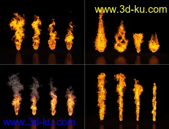 3D打印模型Fireballs Iray for DAZ Studio的图片