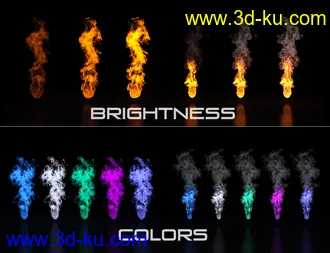 3D打印模型Fireballs Iray for DAZ Studio的图片