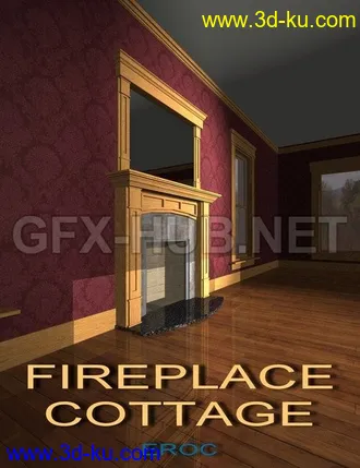 3D打印模型Fireplace Cottage的图片