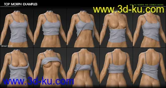 3D打印模型Fit Control Add-On for Genesis 3 and 8 Bundle的图片
