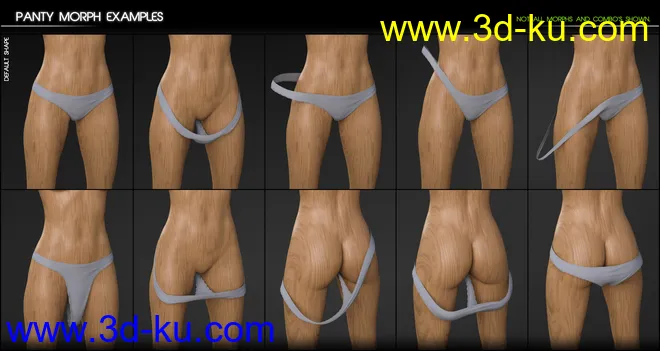 Fit Control Add-On for Genesis 3 and 8 Bundle模型的图片7