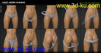 3D打印模型Fit Control Add-On for Genesis 3 and 8 Bundle的图片