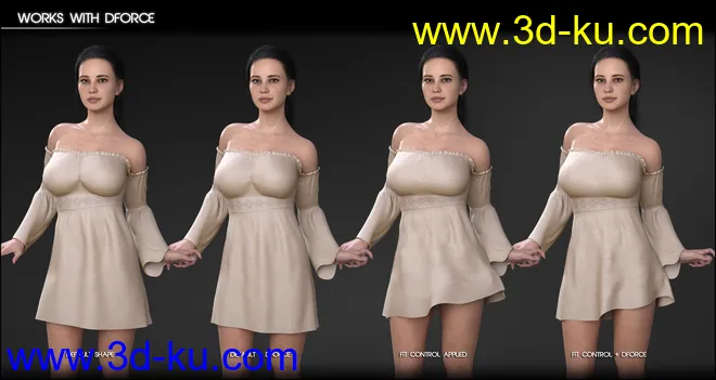 Fit Control Add-On for Genesis 3 and 8 Bundle模型的图片9