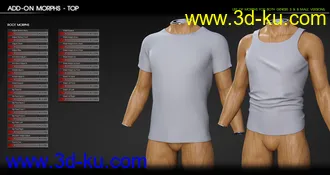 3D打印模型Fit Control Add-On for Genesis 3 and 8 Bundle的图片