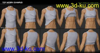 3D打印模型Fit Control Add-On for Genesis 3 and 8 Bundle的图片