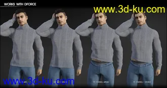 3D打印模型Fit Control Add-On for Genesis 3 and 8 Bundle的图片