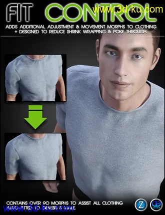 3D打印模型Fit Control Bundle for Genesis 8 Female(s) and Male(s) (Update Genesis 8.1)的图片