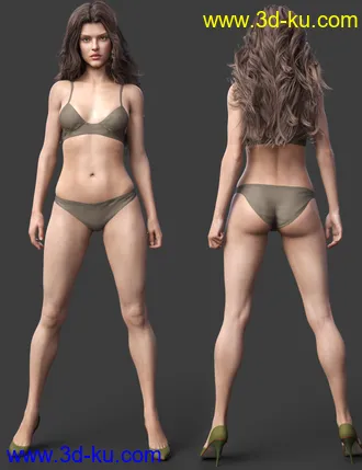 3D打印模型Flavia HD for Genesis 8 Female的图片