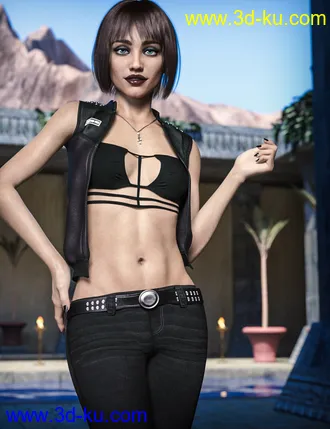 3D打印模型Fleur HD for Genesis 8 Female的图片