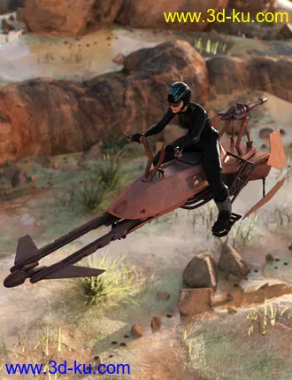 3D打印模型Flying Motorcycle的图片