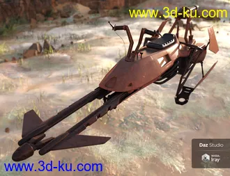 3D打印模型Flying Motorcycle的图片