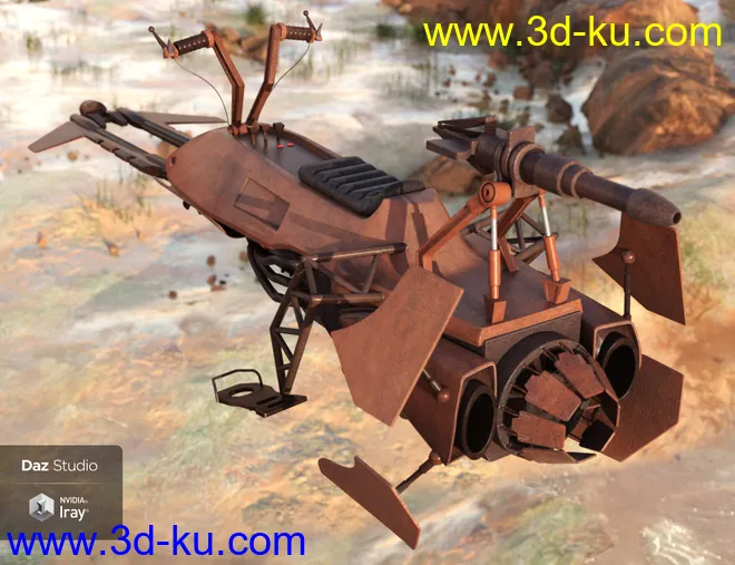 Flying Motorcycle模型的图片3