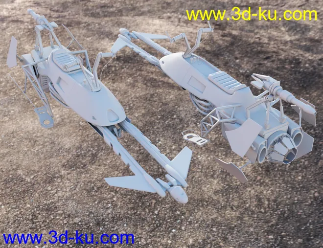 Flying Motorcycle模型的图片6