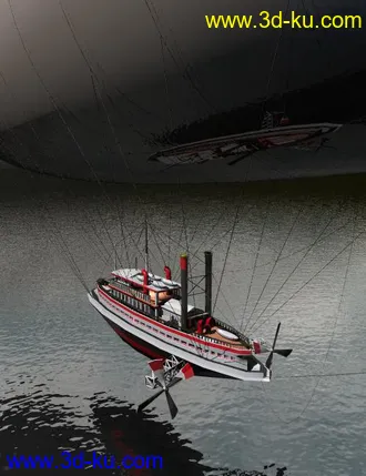 3D打印模型Flying Steamer的图片