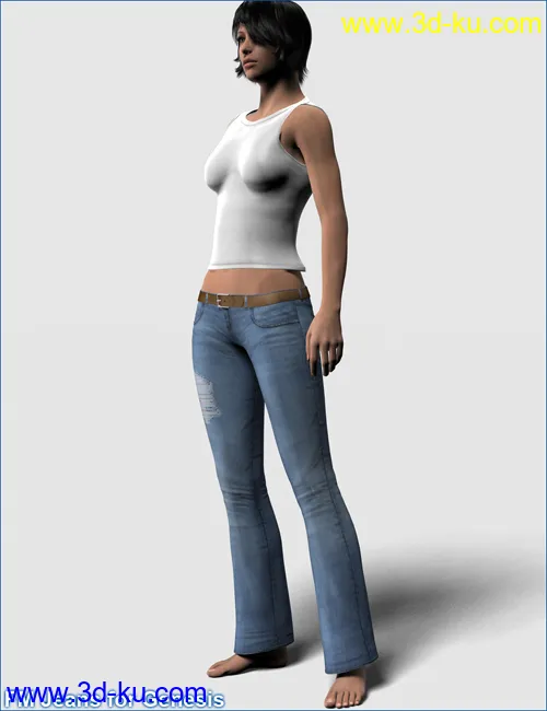 FM Jeans for Genesis模型的图片5
