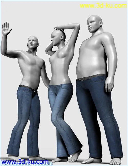 FM Jeans for Genesis模型的图片6