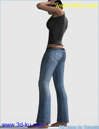 3D打印模型FM Jeans for Genesis的图片
