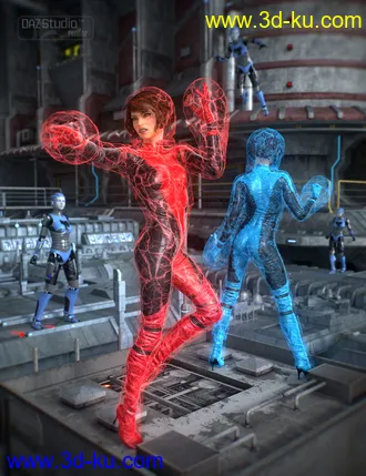 3D打印模型Force Fields for Genesis 2 Female(s)的图片