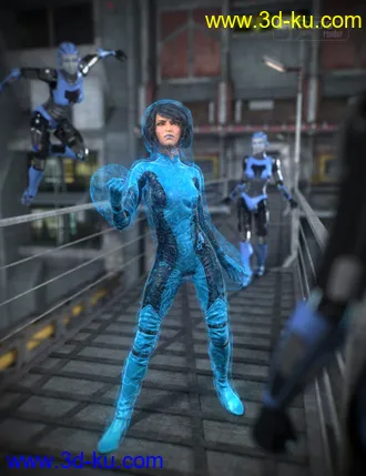 3D打印模型Force Fields for Genesis 2 Female(s)的图片