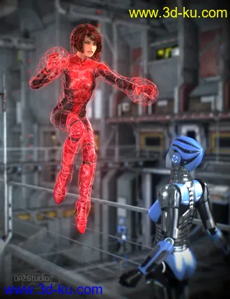 3D打印模型Force Fields for Genesis 2 Female(s)的图片