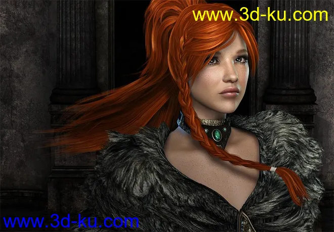 Fox Hair - V4模型的图片1