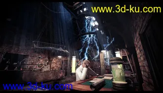 3D打印模型Frankenstein Laboratory的图片