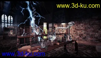 3D打印模型Frankenstein Laboratory的图片