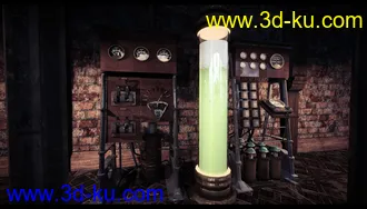 3D打印模型Frankenstein Laboratory的图片