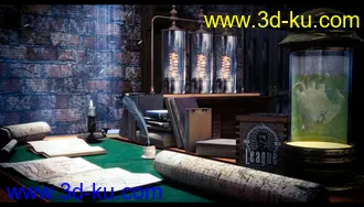 3D打印模型Frankenstein Laboratory的图片