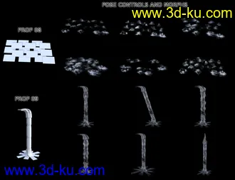 3D打印模型FSL Rigged and Morphing Atmosphere Props and Shaders的图片