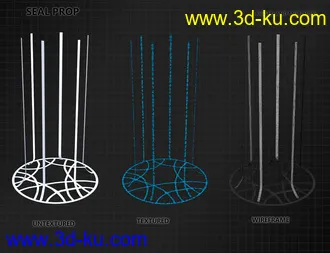 3D打印模型FSL Rigged and Morphing Binding Magics Iray的图片