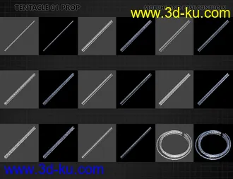 FSL Rigged and Morphing Binding Magics Iray模型的图片10
