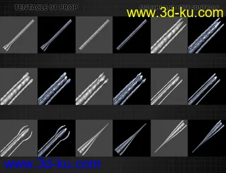 3D打印模型FSL Rigged and Morphing Binding Magics Iray的图片
