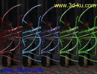 FSL Rigged and Morphing Binding Magics Iray模型的图片16