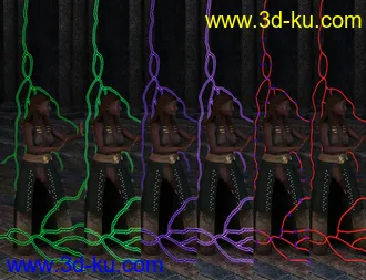 3D打印模型FSL Rigged and Morphing Binding Magics Iray的图片