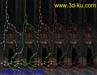 3D打印模型FSL Rigged and Morphing Binding Magics Iray的图片