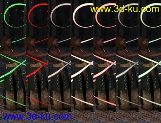FSL Rigged and Morphing Binding Magics Iray模型的图片30