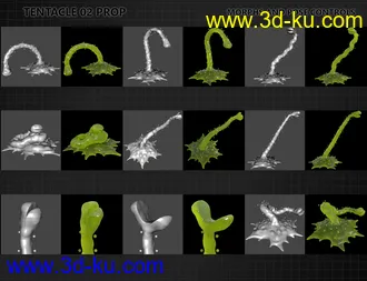 FSL Rigged and Morphing Binding Magics Iray模型的图片34