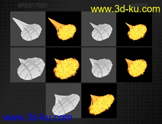 FSL Rigged and Morphing Binding Magics Iray模型的图片43