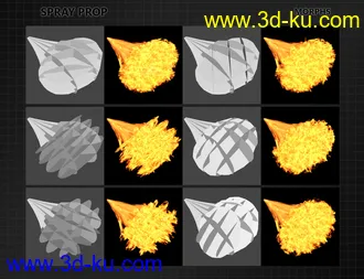 3D打印模型FSL Rigged and Morphing Binding Magics Iray的图片
