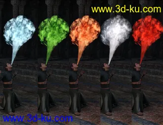 FSL Rigged and Morphing Binding Magics Iray模型的图片46