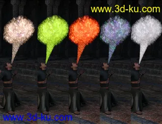 FSL Rigged and Morphing Binding Magics Iray模型的图片48