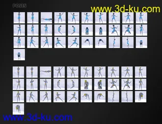 3D打印模型FSL Rigged and Morphing Binding Magics Iray的图片