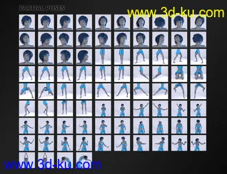 FSL Rigged and Morphing Binding Magics Iray模型的图片54